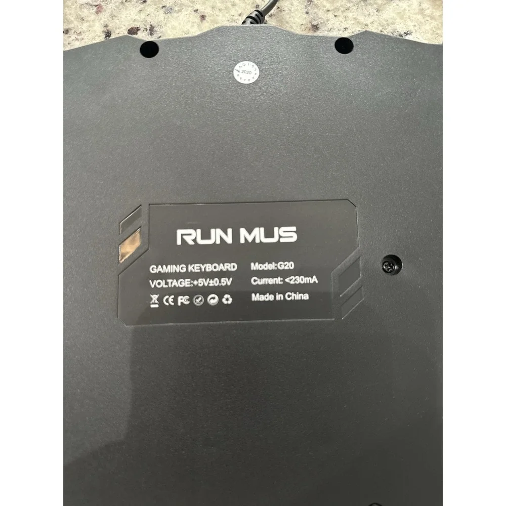 Run Mus Wired Gaming Keyboard And Mouse